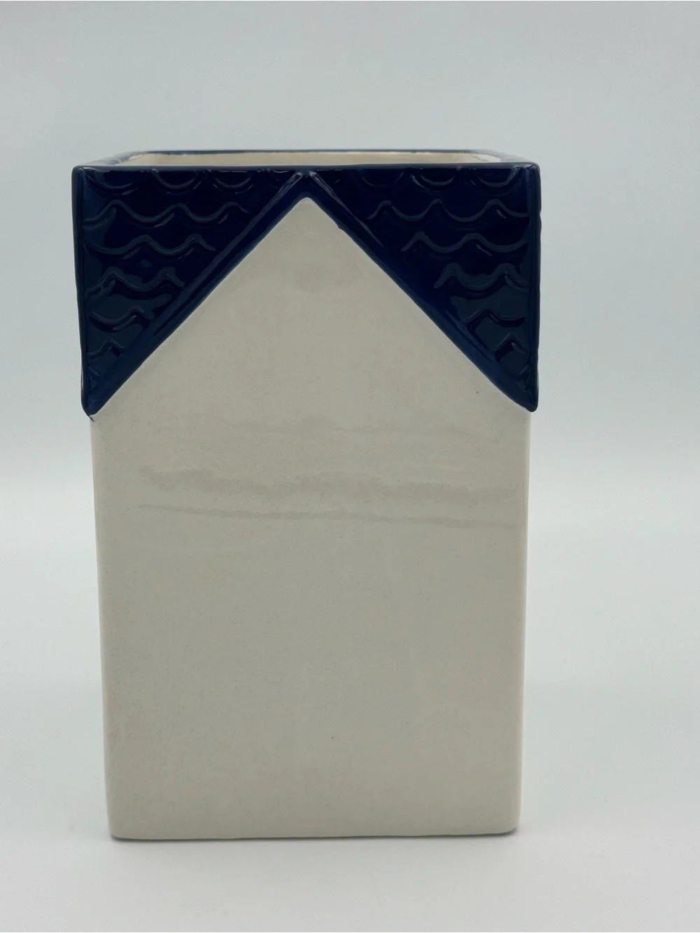 Beau Monde Blue‎ White Floral House Utensil Holder Cottagecore Kitchen Decor